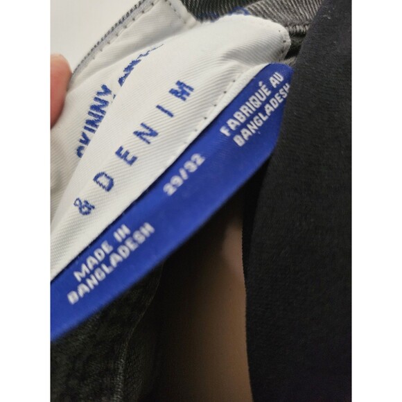 H&M Dark Gray Skiny Jeans Size 29x32 - Picture 6 of 6